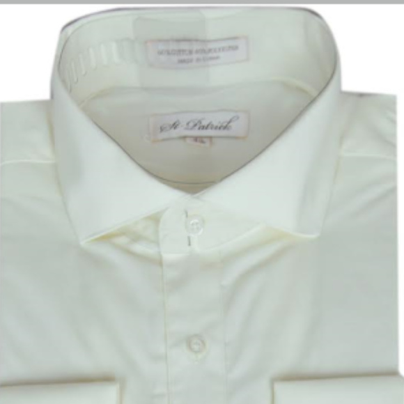 French Cuff & Button Dress Shirts Sizes 17 18 19 - Picture 2 of 4